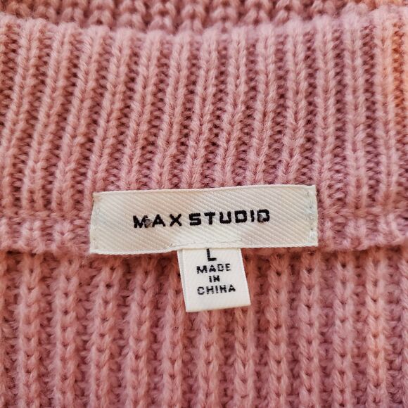 Max Studio Pink Balletcore Balloon Sleeve Sweater - Picture 8 of 9